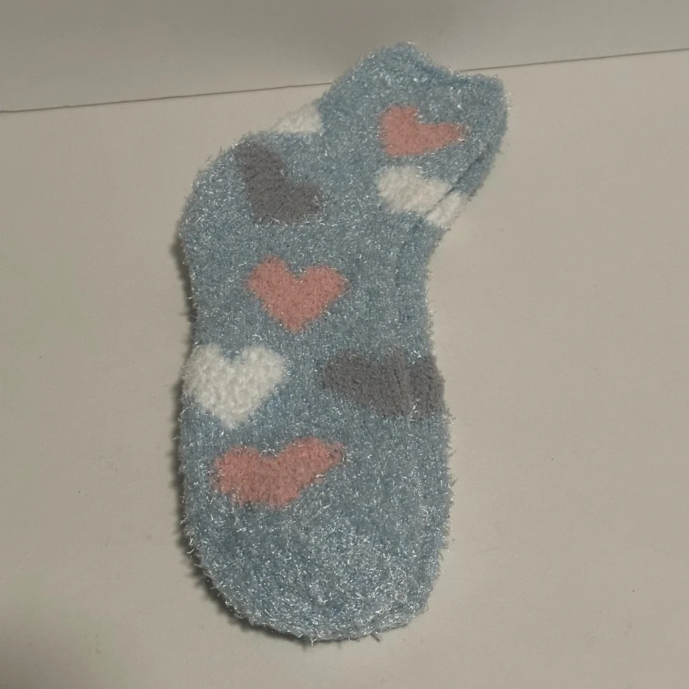 Collection of 3 Pairs of Fuzzy Socks Size 9-11
